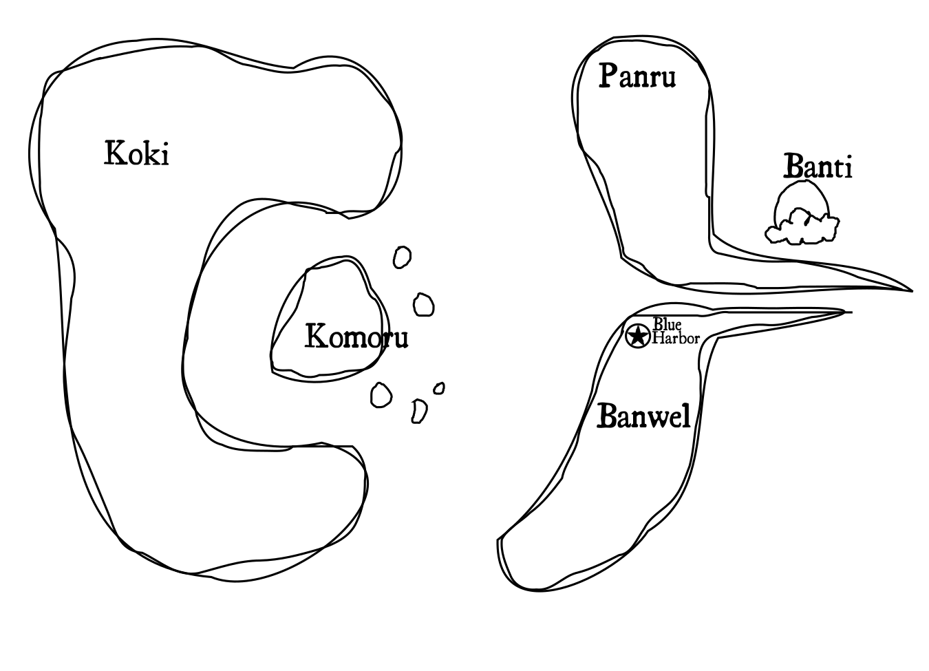 Banankoki world map