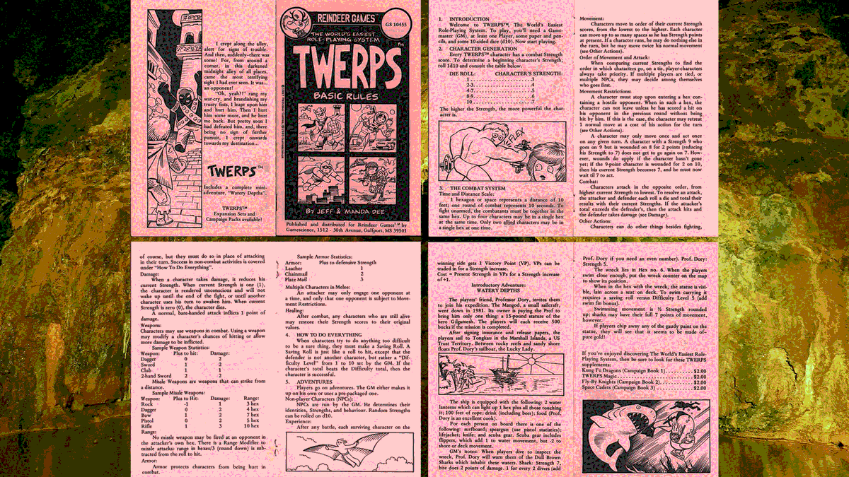 scan of the original 8 pages of TWERPS 2nd Edition
